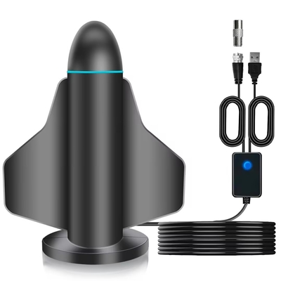 Nouvelle antenne TV numérique 4K HD à longue portée avec amplificateur de signal pour Smart TV et toutes les télévisions pour les chaînes locales intérieures et extérieures