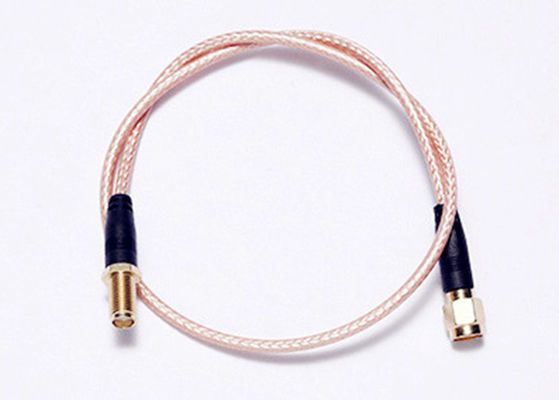 RG316 pullover coaxial coaxial coaxial de liaison flexible du câble/rf avec la femelle de RP SMA