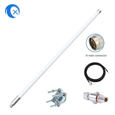 5.8 dBi Antenne Lora en fibre de verre 868MHz Antenne omnidirectionnelle extérieure intérieure avec câble Kmr200 Ultra Faible Perte de 10 pieds pour Nebra Rak Rak V2 Syncrob