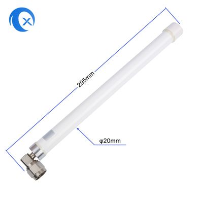 antenne de station de base de fibre de verre de 6dBi 4G LTE avec le connecteur masculin à angle droit de N