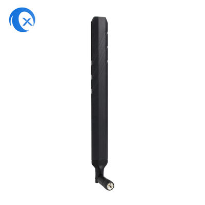 600MHz - 6000 connecteur en caoutchouc ultra à large bande de mégahertz 5G Duck Antenna With Swivel SMA