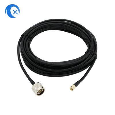 Mâle adapté aux besoins du client des ensembles LMR200 N de câble coaxial de liaison de l'antenne rf au connecteur de RPSMA