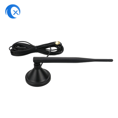 2.4G 5 DBi 5g 5.8g WiFi Omnidirectionnel Magnétique Montée Antenne Avec SMA Connecteur Pour Carte réseau