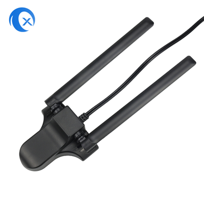 Dual Band 2.4GHz 5GHz RP-SMA Antennes WiFi avec câble d'extension de 6,5 pieds Pour PC ordinateur de bureau Bluetooth sans fil