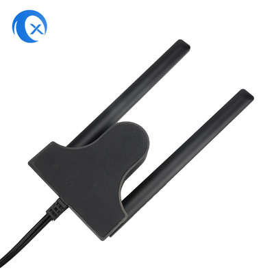 Dual Band 2.4GHz 5GHz RP-SMA Antennes WiFi avec câble d'extension de 6,5 pieds Pour PC ordinateur de bureau Bluetooth sans fil