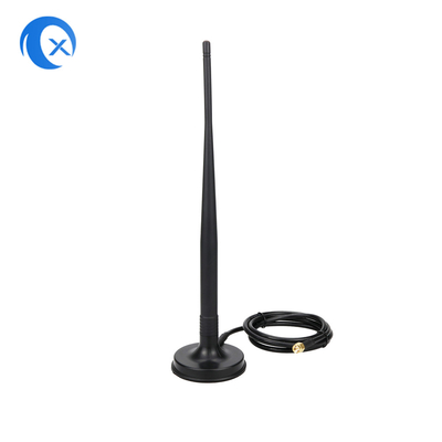 806-960MHz / 1710-2690MHz 4G LTE Antenne montée magnétique avec connecteur SMA câble LMR195
