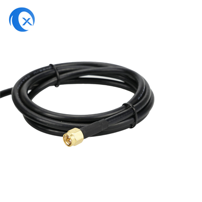 806-960MHz / 1710-2690MHz 4G LTE Antenne montée magnétique avec connecteur SMA câble LMR195