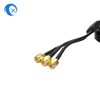 2.4G/5G Triple 7dBi Antenne Wifi Bluetooth Extender sans fil Antenne montée magnétique avec connecteur mâle RP-SMA