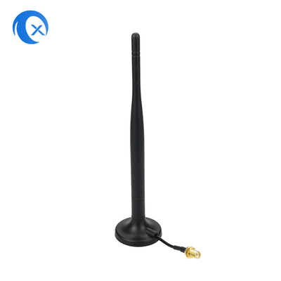 2.4G 5.8g Dual-Band 7 DBi WiFi Extender Antenne montée magnétique avec connecteur féminin SMA