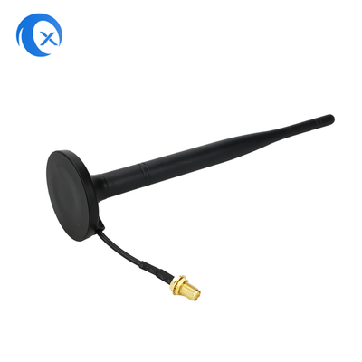 2.4G 5.8g Dual-Band 7 DBi WiFi Extender Antenne montée magnétique avec connecteur féminin SMA