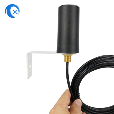 Antenne extérieure cellulaire 4G LTE 5dBi Omni M12 à vis avec SMA mâle