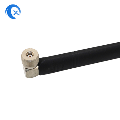 Gain élevé 5dBi fixe 90 degrés en caoutchouc externe à angle droit RP SMA Connecteur mâle 2.4GHz Antenne pour caméra de sécurité HD