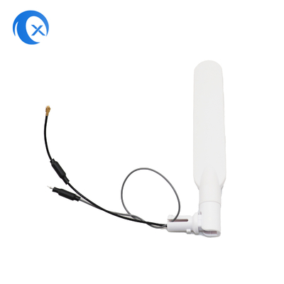 2.4/5.8g Gain élevé 3dBi double bande Omnidirectionnelle WiFi antenne à pagaie pivotante avec fil volant pour les routeurs