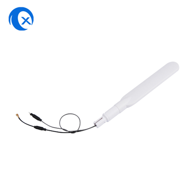 2.4/5.8g Gain élevé 3dBi double bande Omnidirectionnelle WiFi antenne à pagaie pivotante avec fil volant pour les routeurs