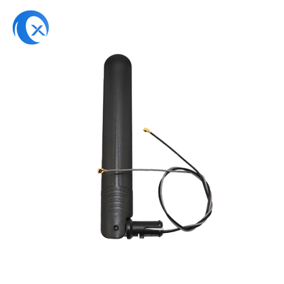 Omni 2.4G / 5.8g Dual Band WiFi Paddle Antenne avec fil volant / câble connecteur Ipex pour routeur