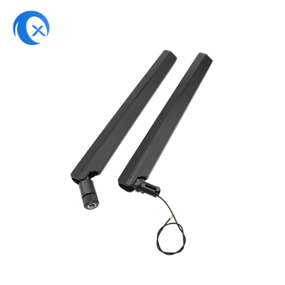 2.4G 5dBi Antenne WiFi intérieure Routage WiFi à double fréquence 5g Couteau avant 5800 MHz Antenne couteau avec fil volant ou SMA