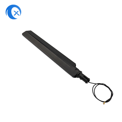 2.4G/5.8g haut gain antenne à double fréquence omnidirectionnelle antenne wifi avec plomb volant U. FL connecteur Ipex pour routeurs