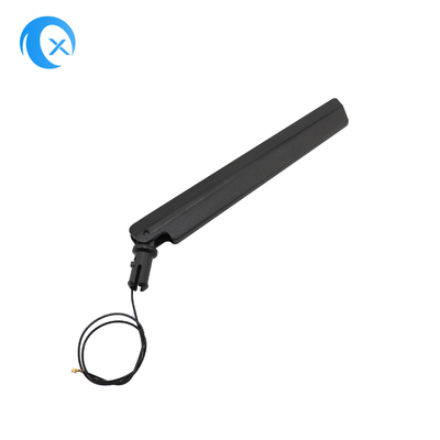 2.4G/5.8g haut gain antenne à double fréquence omnidirectionnelle antenne wifi avec plomb volant U. FL connecteur Ipex pour routeurs