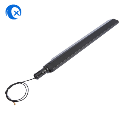 2.4G/5.8g haut gain antenne à double fréquence omnidirectionnelle antenne wifi avec plomb volant U. FL connecteur Ipex pour routeurs