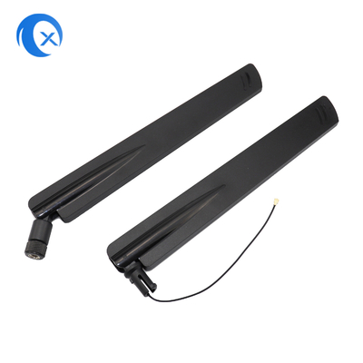 2.4G 5dBi à gain élevé en forme de lame pivotante antenne WiFi omnidirectionnelle avec connecteur Ipex à plomb volant