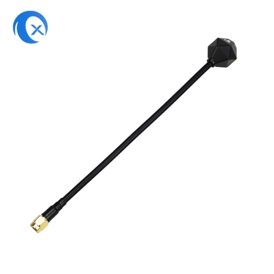 Antenne de drone FPV à longue portée 2DB à gain élevé avec connecteur mâle SMA 4.9GHz/5.8GHz avec RG141