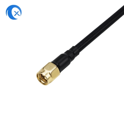 Antenne de drone FPV à longue portée 2DB à gain élevé avec connecteur mâle SMA 4.9GHz/5.8GHz avec RG141