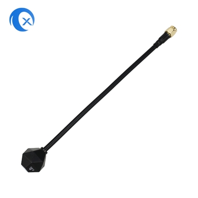 Antenne de drone FPV à longue portée 2DB à gain élevé avec connecteur mâle SMA 4.9GHz/5.8GHz avec RG141