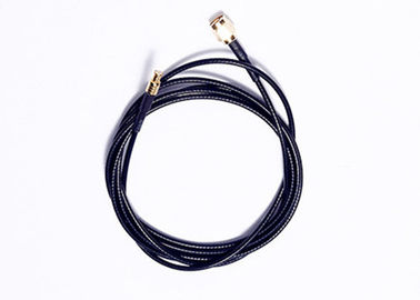 RG174 câble coaxial de liaison masculin du câble SMA, adaptateur de câble de connecteur du noir MCX