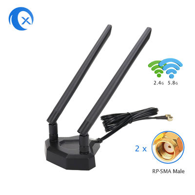 Antenne 5.8GHz 5dBi basse magnétique à deux bandes de RoHS 2,4