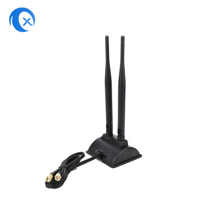 Antenne 5dBi basse magnétique à deux bandes avec le connecteur de RP SMA