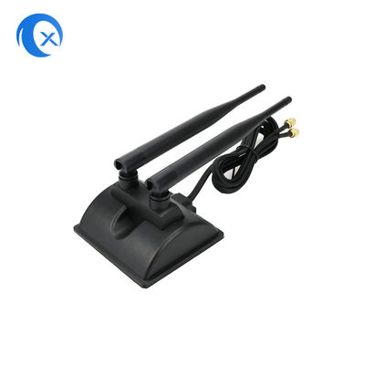 Antenne 5dBi basse magnétique à deux bandes avec le connecteur de RP SMA