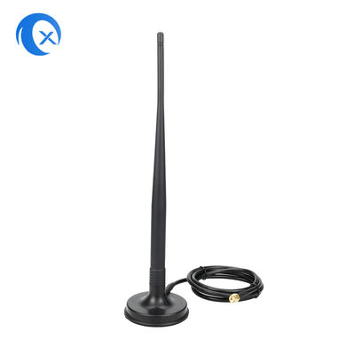 Antenne magnétique masculine de bâti du connecteur 4G LTE de SMA avec le câble LMR195