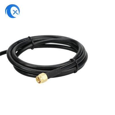 Antenne magnétique masculine de bâti du connecteur 4G LTE de SMA avec le câble LMR195