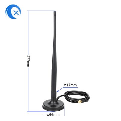 Antenne magnétique masculine de bâti du connecteur 4G LTE de SMA avec le câble LMR195