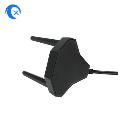 antenne magnétique de 2.4GHz 5GHz WiFi avec le connecteur masculin de RP SMA