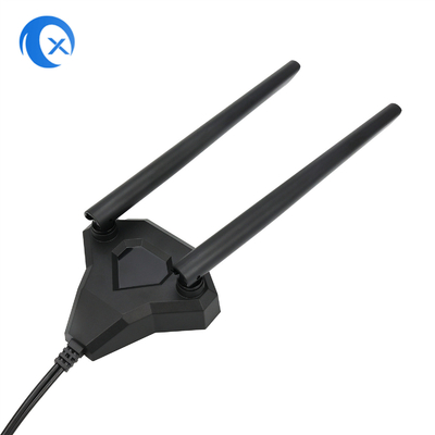 base magnétique d'antenne à deux bandes de 2.4GHz 5GHz pour le routeur sans fil de carte réseau de PCI-E WiFi
