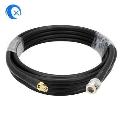 Femelle de type n de bas de la perte rf de LMR 400 ensembles de câble coaxial de liaison au connecteur masculin de RPSMA