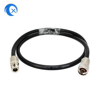 Mâle des ensembles N de câble coaxial de liaison de LMR 400 rf au câble de pullover femelle