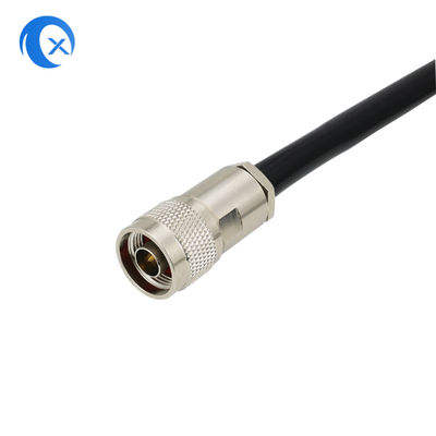 Mâle des ensembles N de câble coaxial de liaison de LMR 400 rf au câble de pullover femelle
