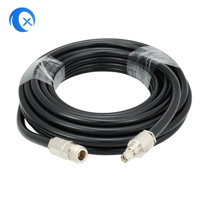 Femelle de type n câble d'extension de perte d'ensembles de câble coaxial de liaison du mâle LMR400 rf de SMA au bas 50 ohms pour l'antenne 3G/4G/5G/LTE