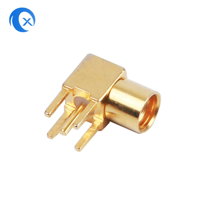 Pièces aériennes de connecteur de la machine MMCX de commande numérique par ordinateur de connecteur en métal rf pour l'adaptateur de câble