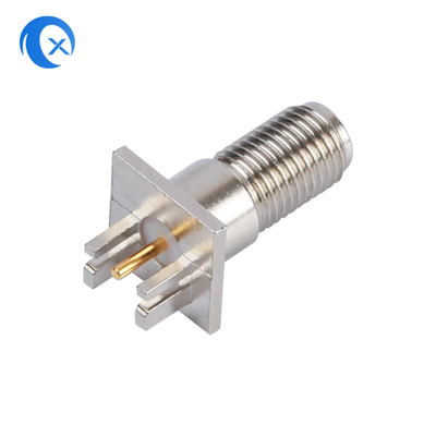 50OHM pièces mécaniques de commande numérique par ordinateur de carte PCB de l'impédance SMA de connecteur vertical femelle de bâti