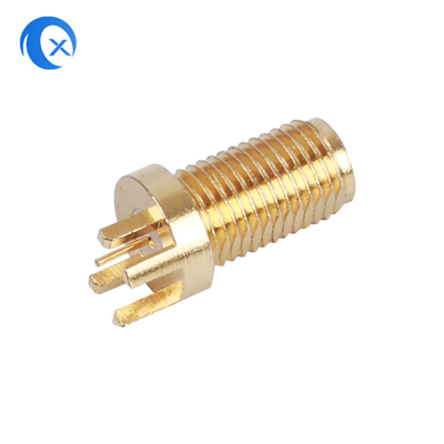 50OHM pièces mécaniques de commande numérique par ordinateur de carte PCB de l'impédance SMA de connecteur vertical femelle de bâti