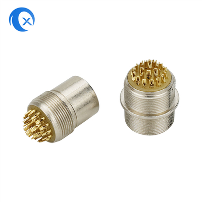 Métal 22pin en alliage de zinc Jack Connector micro circulaire va-et-vient de nouveau venu