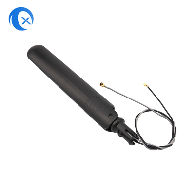 Omni 2.4G / 5.8g Dual Band WiFi Paddle Antenne avec fil volant / câble connecteur Ipex pour routeur